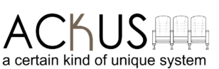 Ackus brand transparent logo